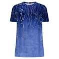 thumbnail image 4 of Tnhcen T-Shirt d'Été Ample pour Femmes à Col Rond Imprimé avec Manches Bouffantes Correctrices / Chemise Décontractée Extensible / Design Léger et Respirant / P-2TG, 4 of 7