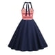 thumbnail image 4 of Puntoco Vestidos Mujer Verano Mujer Verano Día De La Independencia Bandera Americana Raya Estampado Retro Sin Mangas Vestido De Tirantes, 4 of 9