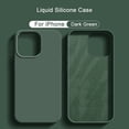 thumbnail image 3 of Original Liquid Silicone Case For iPhone 15 14 12 11 13 Pro Max Mini Luxury Shockproof Cover X XR XS 7 8 14 Plus SE Accessories, 3 of 5