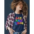 thumbnail image 2 of Colorful Lgbtq Pride Tee T-shirt Color Women's, 2 of 3
