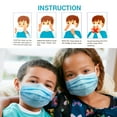 thumbnail image 5 of 2500 pcs Kids Child Children Face Masks Disposable 3 Ply Earloop Face Mask for Youth Pack of 50 per box, 5 of 5