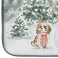 thumbnail image 4 of Carolines Treasures CK8056DDM Cavalier King Charles Spaniel Blenheim Puppy Snowman and Christmas Presents Dish Drying, 4 of 7