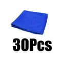 thumbnail image 1 of Paño de limpieza de microfibra Toalla suave antiarañazos Lavado de autos Pulido Detalle 30 piezas Cola Aparato de limpieza azul, 1 of 8