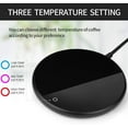 thumbnail image 2 of Coffee Mug Warmer with Three Temperature Setting 104/131/158℉, Smart Touchable Switch Coffee Cup Warmer with Auto Shut Off for Office Desk Use, 2 of 7