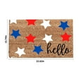 thumbnail image 3 of SLYNSHome 4th of July Door Mat,Patriotic Pattern Mat for Front Door,Fourth of July Stars Decor Non Slip Door Rug for Entrance Entryway Outside Yard Garden Floor (15.7X23.6 Inch), 3 of 8