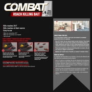 Combat Roach Killing Bait Stations for Small and Large Roaches, No Mess or Odor, 12 Count