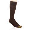 Men's Gold Toe 2732S Odor Control West Jersey Cushion Crew Sock (Brown O/S)