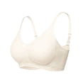 thumbnail image 2 of HVOBTTY Women's Bra Solid Color Wireless Gathered Breathable Comfortable Casual Everyday Daily Wear, XXXL, 2 of 4