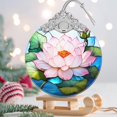 thumbnail image 3 of Adorno para árbol de Navidad con forma de flor de loto de Jocidea, 7,5 cm, 3 of 6