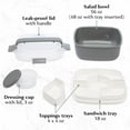thumbnail image 4 of Goodful Lonchera Bento apilable de 1650 ml a prueba de fugas, 4 of 7