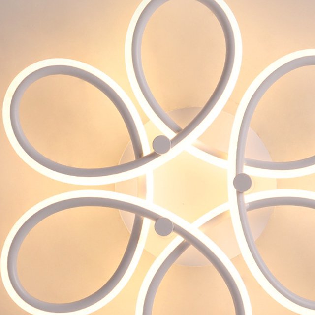 Luz De La Sala De Estar Lámpara Accesorio de de techo de flores modernas 3000K-6000K 12W para comedor Cocina Vestíbulo Likrtyny Para estrenar