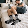 thumbnail image 3 of Funny Father Day Socks for Dad Father Grandpa Brother Men –Novelty Fathers Husband Birthday Gifts–Novelty Fun Crazy Silly Men Sock Christmas Stocking Stuffers, 3 of 9