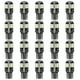 thumbnail image 2 of Bombilla de cuña, 20 piezas, 8 LED, bombilla LED para lateral de coche, bombilla de cuña de alto rendimiento, 2 of 9