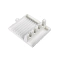 thumbnail image 2 of Soporte para utensilios de cocina, resistente al calor, antideslizante, para parrilla, ideal para cucharas, espátulas y pinzas, color blanco., 2 of 8