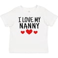 thumbnail image 3 of Inktastic I Love My Nanny Boys or Girls Baby T-Shirt, 3 of 5
