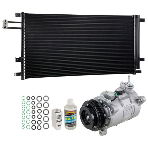 A/C Kit w/ AC Compressor Condenser & Drier For Chevy Silverado GMC Sierra 1500 V6 2014 2015 2016 - BuyAutoParts