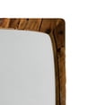 thumbnail image 2 of Ambesonne Wooden Print Fitted Sheet, Lodge Wall Planks, Twin Size, Burnt Orange Orange, 2 of 2