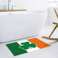 thumbnail image 3 of Door Mat 23.6"x15.7" Welcome Mat Front Floor Mats, Non Slip Indoor Carpet/Absorbent Outdoor Shoes Scraper, St. Patrick''s Day Irish Flag Cultural Day Clover Low-Profile Rugs Doormats for Entryway, 3 of 6