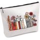 thumbnail image 1 of Bolsa de maquillaje con diseño de gato, bolsa de lona para cosméticos, estuche multiusos para bolígrafos, neceser con cremallera, neceser de viaje, monedero, kit de supervivencia portátil., 1 of 3