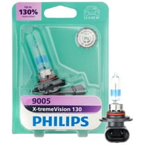 Philips X-tremeVision 130 9005 Halogen Headlight Bulb, 1 pack, Fits Select Vehicles