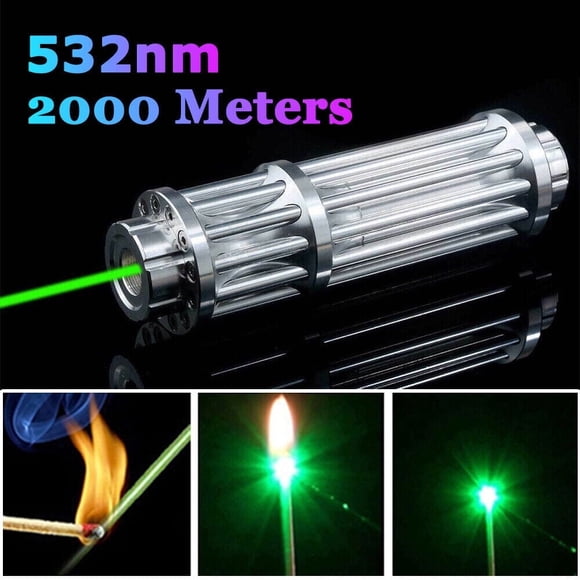 OUSITAID Laser Pointer Pen Green Long Range Visible Beam Light Zoom Focus Lazer for Indoor Outdoor Hiking Camping Travel