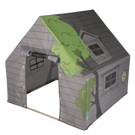 Pacific Play Tents Tree House Hide-Away Ponge,Wood Play Tent, Multi-Color, Child