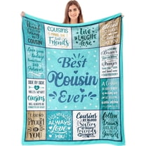 Cousin Gifts for Women, Cousin Gifts, Gifts for Cousins Female, Cousin Birthday Gifts Idea, Best Cousin Gifts, Favorite Cousin Gifts for Girls, to My Cousin Blanket 50"x60"