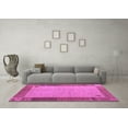 thumbnail image 3 of Ahgly Company Indoor Square Abstract Purple Modern Area Rugs, 7' Square, 3 of 4
