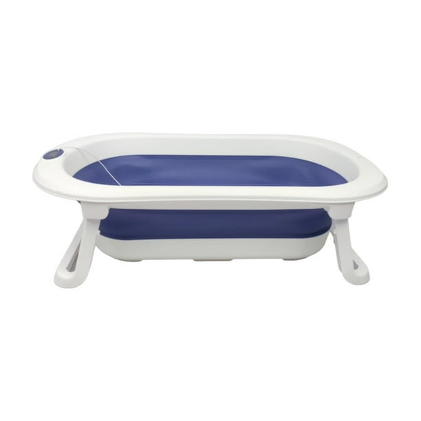 Bañera The Baby Shop ultra compacta y plegable Azul
