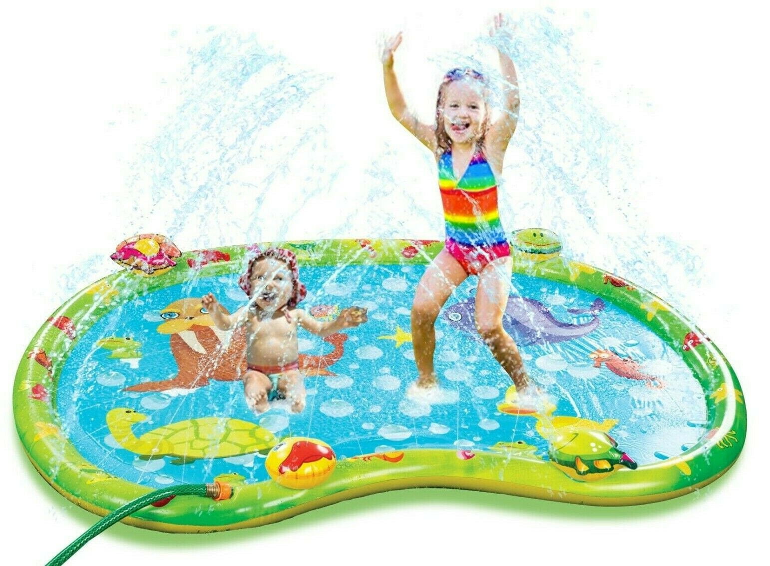 TSF Toys Splash Pad Adjustable Ages 18+ Outdoor Playsets, non-toxic PVC