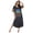 Black Forest, variant on Long Nightgown Womens Loose Sleep Dress V Neck Loungewear