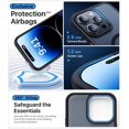 thumbnail image 6 of Strong Magnetic for iPhone 15 Pro Case, [Compatible with MagSafe] [Military-Grade Drop Tested] Shockproof Protective Slim Translucent Matte Case for iPhone 15 Pro Phone Case, Black, 6 of 8