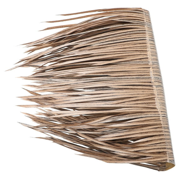 Raindrops Faux Thatch Roof Tiles Simulated Thatch for DIY Hut and Patio Weatherproof Plastic Thatch Panels Easy to Install and Maintain Suitable for Garden Party Decorations and Tiki Hut Grass Roof