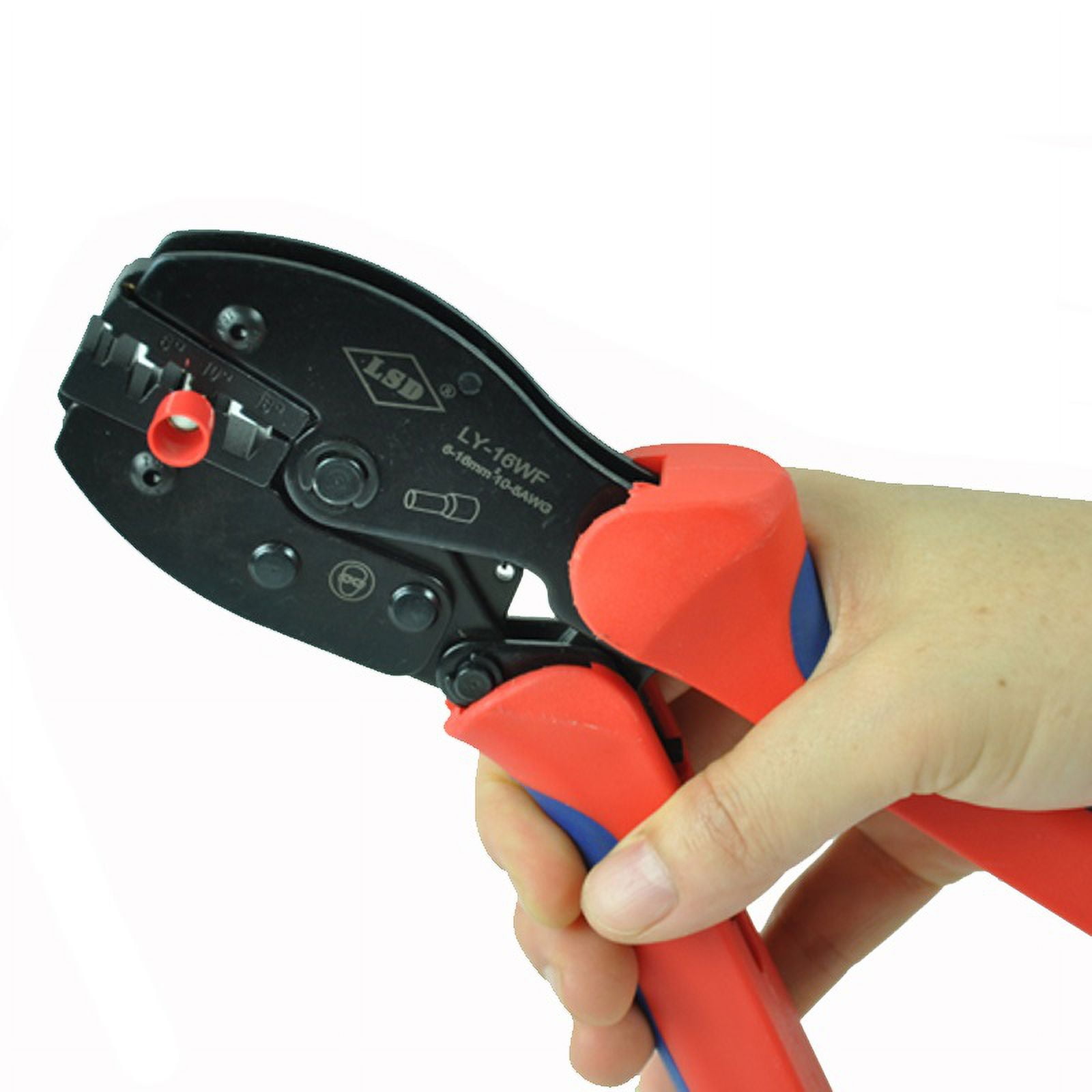 Crimping pliers Manual Electrician Special ,Applies to 6-16mm² Coaxial Cable Line Crimping Tool ,Durability That Lasts