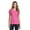 Neon Pink Heather, variant on Port & Company Ladies Fan Favorite Blend V-Neck Tee