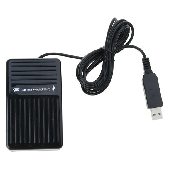 Programmable USB Footswitch USB Foot Pedal Switcher for Streamlined Computer Commands, for Editors and Gamers Tool