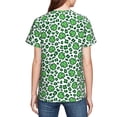 thumbnail image 7 of Wukai Leopard print St. Patrick's Day Youth Unisex Short Sleeve T-Shirt for Boys, Girls, Teens, and Kids-Medium, 7 of 7