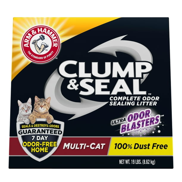 Arm & Hammer Clump & Seal Litter, MultiCat 19lb Box