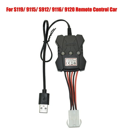 

MIARHB 9.6V USB Charger Cable For S119/ 9115/ S912/ 9116/ 9120 Remote Control Car