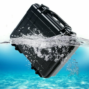 High-Quality Plastic Material Outdoor Waterproof Safety Case, Waterproof Box Shockproof Dry Storage with Protective Grip Carry Handle