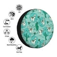 thumbnail image 5 of Junzan Alapaca In Boho Tire Cover Wheel Protector For Truck Suv Trailer Camping Rv Tire Covers-16 Inch, 5 of 9