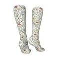 thumbnail image 3 of Rateoe Colorful Mushrooms and Plants print Women's Men's Novelty 20in Crew Socks Cotton Socks Knee High Socks for Walking,Running,Nurses,Pregnancy-One Size, 3 of 8