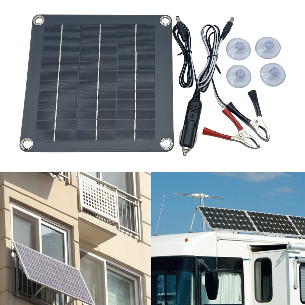 10W 12V Solar Panel Drop Glues Board for Toy Car Battery Power Charger