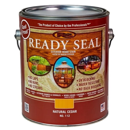 3-Pack of 1 gal Ready Seal 370012 Natural Cedar Exterior Stain & Sealer for Wood