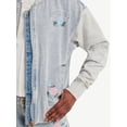 thumbnail image 5 of Justice Girls Denim Embroidered Bomber Jacket, Sizes XS - XLP, 5 of 8