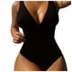 thumbnail image 1 of MKLEKYY Traje De Baño Mujer Women'S Solid Color Summer Beach Swimsuit Swimsuit, 1 of 6
