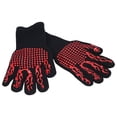 thumbnail image 1 of Guantes para cocinar al aire libre, guantes para asar resistentes al calor de 800 ℃, guantes con aislamiento térmico, diseño de primera clase, 1 of 12
