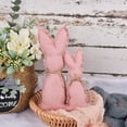 thumbnail image 6 of Cheers US Stuffed Fabric Bunnies, Farmhouse Pastel Bunny Decor Farmhouse Rustic Bunny Decor for Spring Easter Basket Bowl Fillers Tiered Trays Rabbit Collections, 6 of 7
