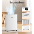 thumbnail image 5 of 2500 Sq.Ft Dehumidifier for Basement with Drain Hose, 32 Pints Dehumidifiers Home, Large Room, Bathroom, Bedroom, Low Noise With Smart Compressor, Intelligent Humidity Control, 24HR Timer, 5 of 5