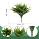 thumbnail image 2 of Uxcell 1Pcs Plantas Suculentas Artificiales Falsas, Planta del Siglo de 14 Pulgadas, Suculentas Verdes, 2 of 5